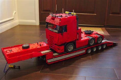 by Legolizer. . Lego tractor trailer